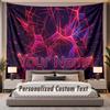 Neon Colorful (27) Theme Custom Tapestry Personalized Custom Name Text Wall Hanging Tapestry Home Decor Background Cloth