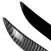 Car Headlight Head Lamp Eyebrow Eyelids Sticker Trim Cover For VW Caddy MK4 2020+ Carbon Fiber Look/Glossy Black