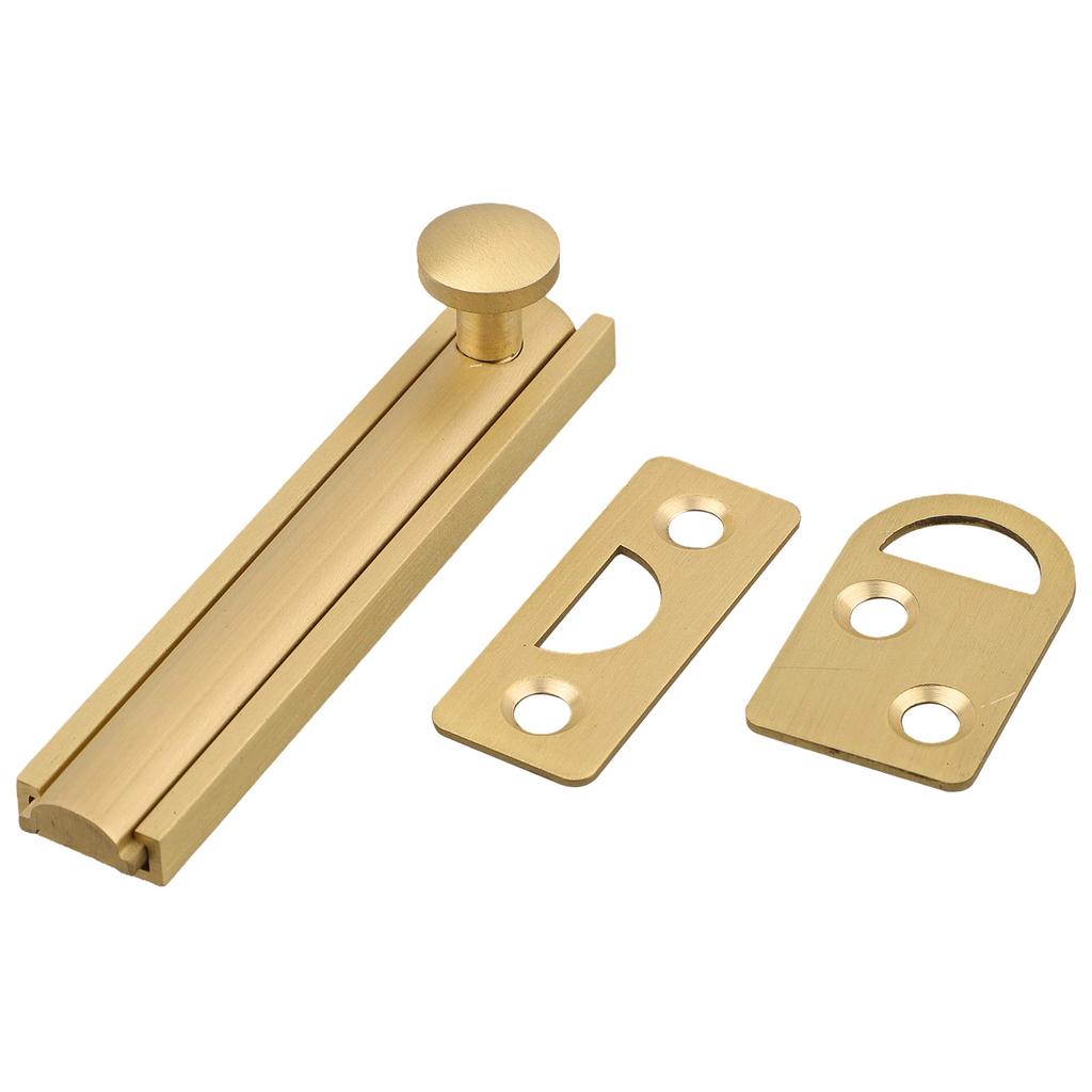 Home Improvement Secure Building Door Latch Lock Set Of Barn Door Latch Lock Bathroom With Screw Home Security Black