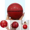Soft Pvc Infant Baby Grabbing Small Basketball Inflatable Elastic Toy Ball 12cm For Children