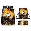 Football Football Printed Children'S Student School Bag 17 Inch Elementary School Light Backpack