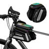 Fahrrad Rahmentasche Vorne Fahrrad Handyhalter Tasche Touchscreen Hartschale Fahrrad Oberrohrtasche Abnehmbare Fahrradtasche Fahrrad Zubehör