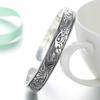 Silver Color Cuff Bracelet for Women Vintage Fashion Plum Flower Party Accessories Thai Silver Jewelry Gifts