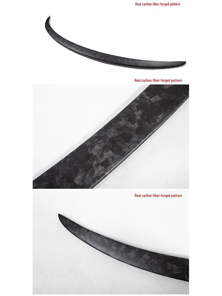 Tesla Model 3/Y Dry Carbon Fiber No-Drill Rear Spoiler Wing