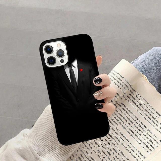 Applicable To Apple Iphone Mobile Phone Case Suit Tie Bow Soft Case Protective Cover Iphone