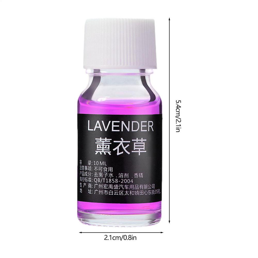 

Car Air Freshener Perfume Refill Natural Plant Essential Oil Aroma Diffuser Fragrance Humidifier Essential Oil Freshener 10ml лавандовый