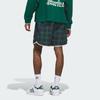 Adidas Originals Track Cherry Woven Plaid Color Block Mid Rise Sports Shorts Unisex shorts JZ0489