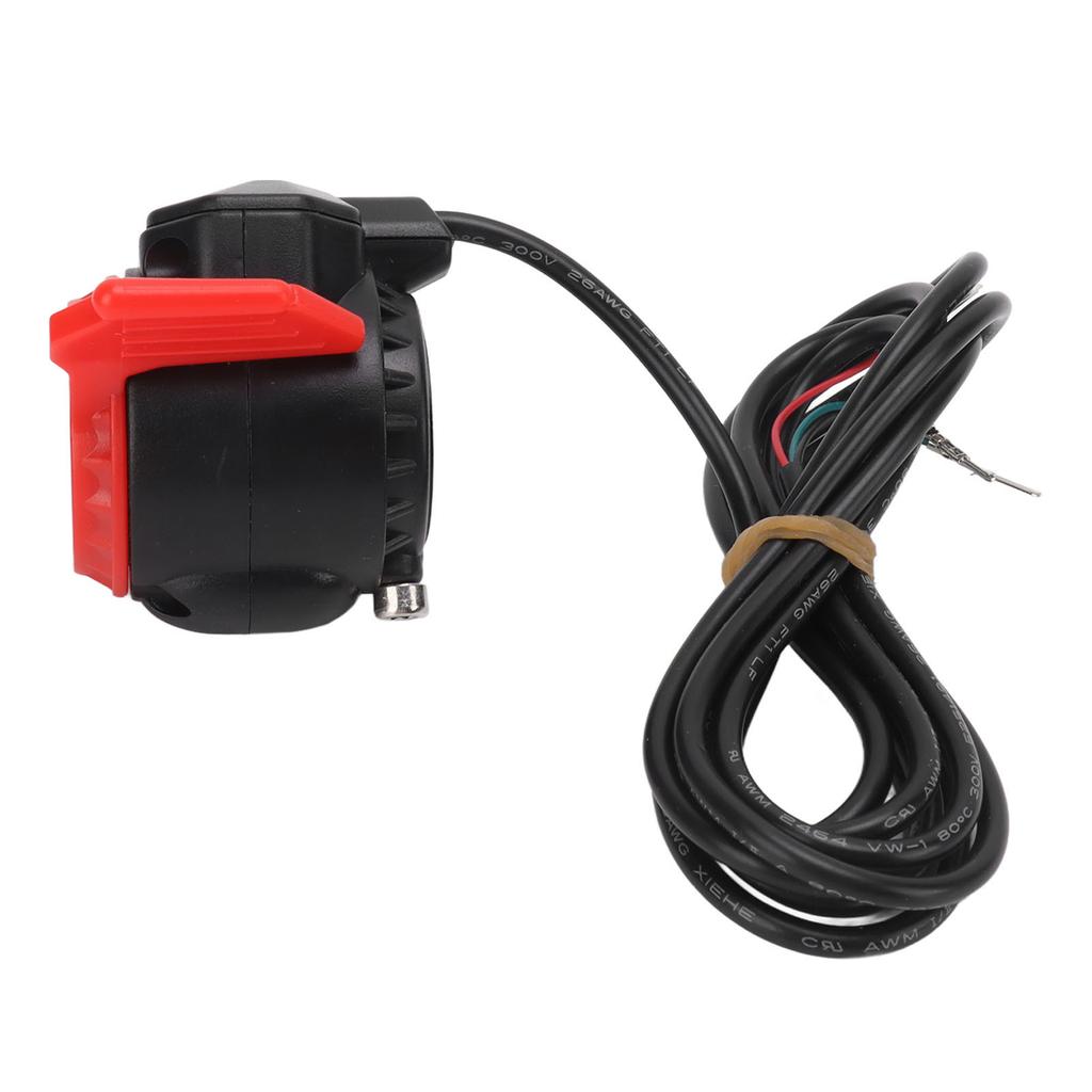 Thumb Throttle Accelerator ABS 22mm Left Handlebar Finger Throttle Speed Replacement Electric