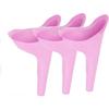 Damenurinal für Frauen, Tragbares Urinationsgerät Urintrichter für Reisen, Camping, Wandern und Outdoor-Aktivitäten, Lila, Rosa, Orange Außenurinal