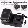 Lithium Battery Dual Charger 2 Ways Power Tool Battery Charger EU/US Plug For Makita 18V 21V Battery BL1415/1815/1830/1850