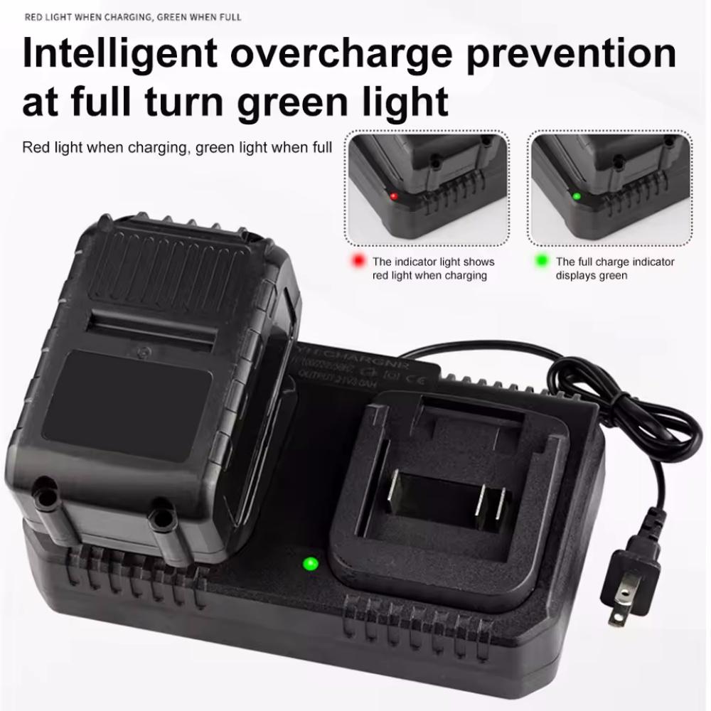 Lithium Battery Dual Charger 2 Ways Power Tool Battery Charger EU/US Plug For Makita 18V 21V Battery BL1415/1815/1830/1850