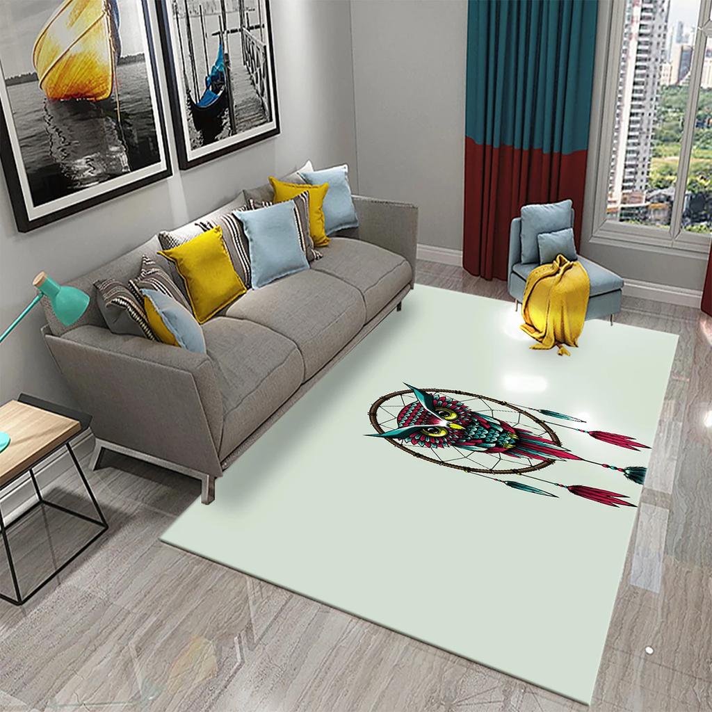 3D Traumfänger Teppiche Böhmischer Stil Bereichsteppich für Badezimmer Küche Eingang Rutschfeste Matte Schlafzimmer Wohnzimmer Dekor Bodenteppiche