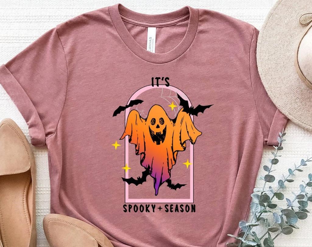 It's Spooky Season Shirt, Halloween Shirt, Spooky Season T-Shirt, Funny Ghost Tee, Ghost Shirt, Pumpkin Shirt, Horror Shirt, Boo T-Shirt