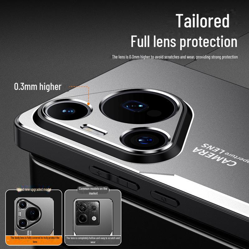 Schützende Vollabdeckungs-Metallklingenhülle für Huawei P40/P30/P50/P60 – ideal für Pura70pro.