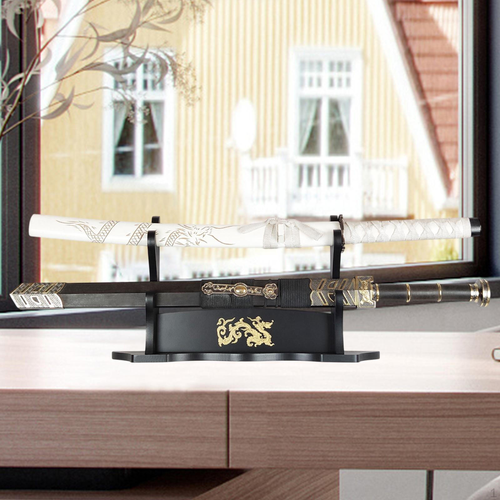 

Настільний/настінний тримач для самурайського меча для ентузіастів 2 Tiers