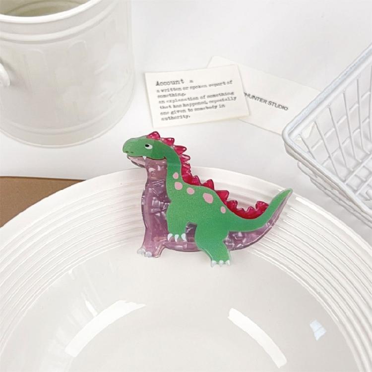 Stylish Dinosaur Hair Clip Acrylic Hairpin Hair Decoration Headpieces Hair Ornament For Parties Weddings Everyday Wear