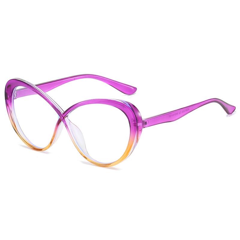 Anti-Blue Light Glasses Colorful Cat Eye Eyewear Women Revelry Party Eyeglasses Blue Light Blocking Man Lady Computer Eyeglasses