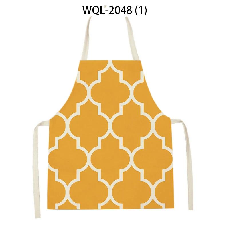 Adult Kids Geometry Stripes Arrow Pattern Kitchen Sleeveless Aprons Women Men Cleaning Apron Home Cooking Pinafores