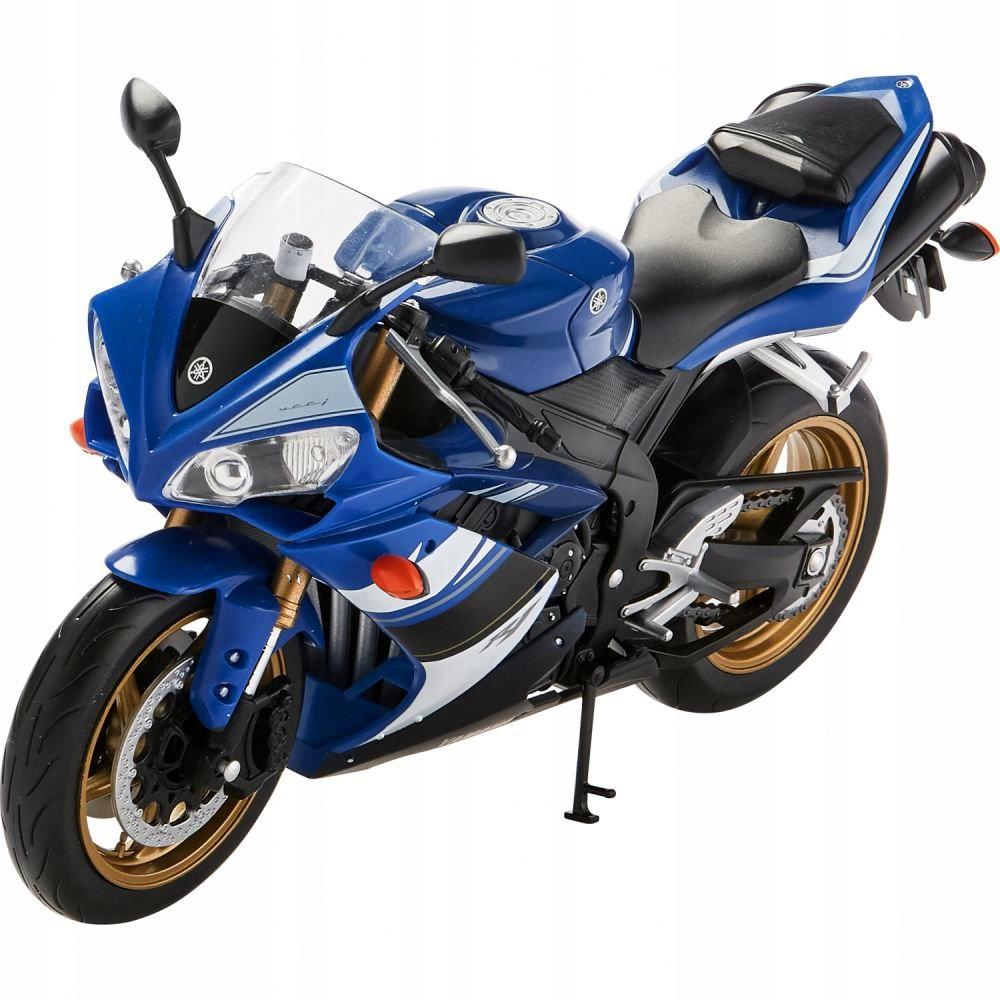 Yamaha Yzf-R1 Modell Motorrad im Maßstab 1:10 Gummistiefel