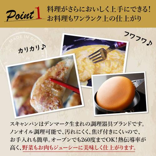 SCANPAN Classic Series Frying Pan, 26cm (with Sponge) | SCANPAN Scanpan, 26cm, Shallow Frying Pan, PFOA-Free, Safe Aluminum Cookware, Kitchen Utensils