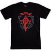 Fullmetal Alchemist Brotherhood_ Flamel Cross T-Shirt, Adult Large