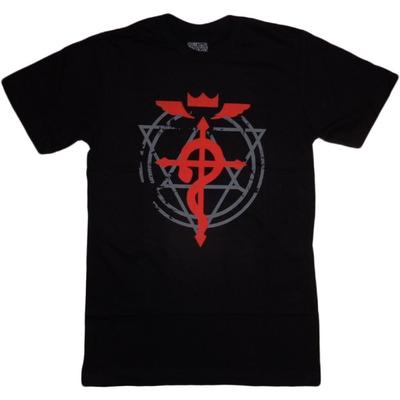 Fullmetal Alchemist Brotherhood_ Flamel Cross T-Shirt, Adult Large