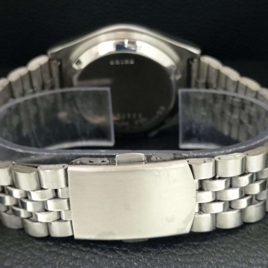 GENUINE VINTAGE SEIKO EXPO 70 AUTOMATIC JAPAN MENS BLACK DIAL WATCH A708729-1