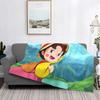 Heidi A Girl Of The Alps Blanket Fleece All Season Cute Cartoon Multi-function Soft Throw Blanket for Bedding Bedroom Bedspreads