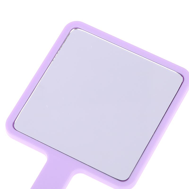 For Eyelash Extension Handheld Makeup Mirror Square Makeup Vanity Mirror With Handle Hand Mirror Spa Salon Compact Mirrors