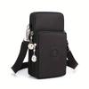 Solid Color Casual Versatile Phone Bag, Fashionable Versatile Crossbody Bags, Unisex, Suitable for Commuting and Sports
