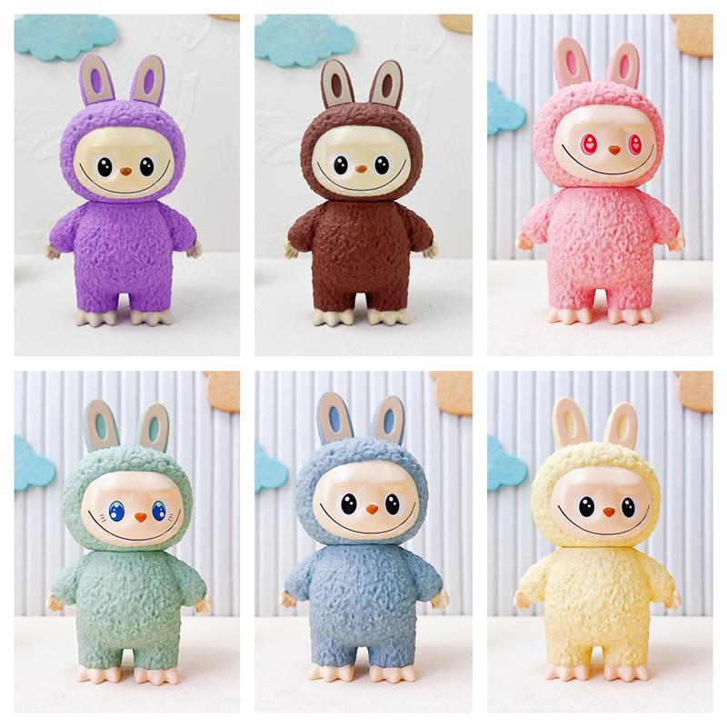 

Копилка Лабубу: Милое расписанное вручную мультяшное украшение для детей