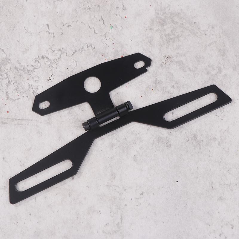 Motorcycle Folding License Plate Light Bracket Tail Rear Light Bracket Holder Replacement Accessories For ATV Dirt Bike Scooter