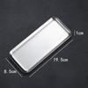 Rectangular 304 Stainless Steel Plate Barbecue Plate Hot Pot Buffet Tray Square Snack Dessert Trays Kitchen Cook Accessories