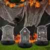 Halloween Honeycomb Table Centerpiece Assorted Pumpkin Ghost Pattern Ornament for Halloween Party Desktop Decor