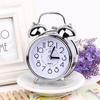 Metal Vintage Alarm Clock Double Bells Bedside Clock Mini Table Clock  Dormitory