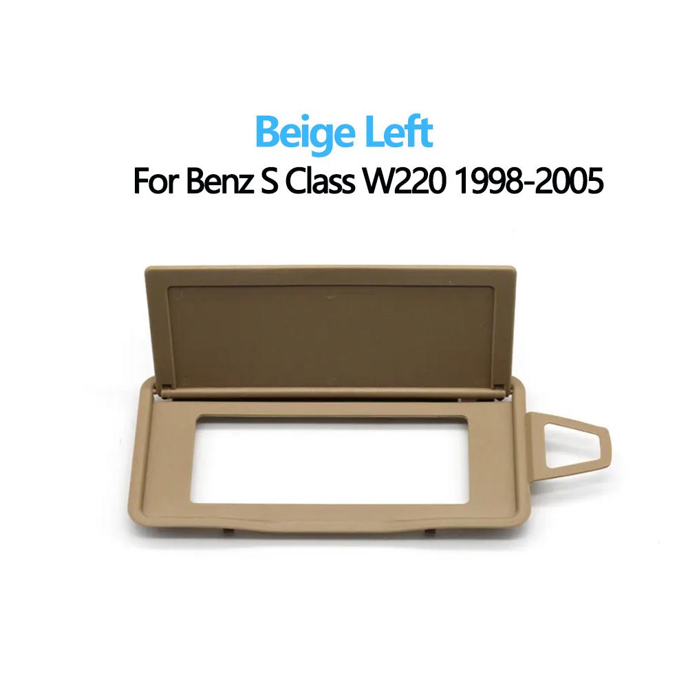 W220 Car Sun Visor Car Interior Sun Shade Visor Makeup Cosmetic Mirror Cover For Benz S Class 1998-2002 S350 S400 S500