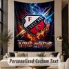 Custom Text Tapestry FC Utrecht Print Wall Tapestry Indoor Living Room Wall Decor
