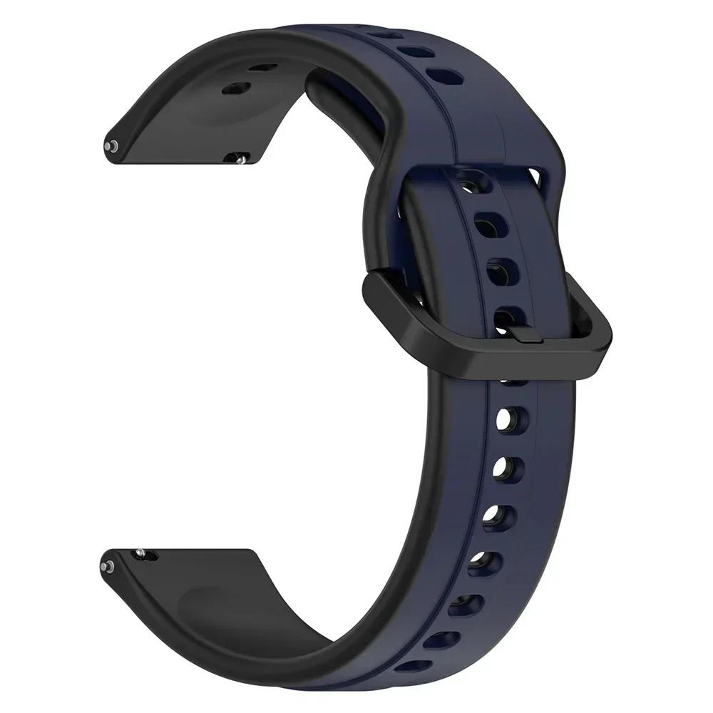 Silicone Sports Band For TicWatch Pro 3 Ultra Strap For TicWatch GTW/GTX/S2/E2/E3/GTH Replacement 20 22mm Breathable Accessorie