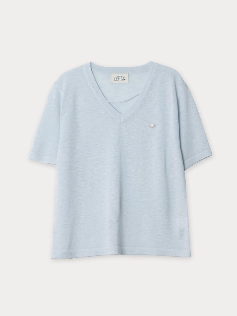 Mejongleuhaleu Liner V-Neck Knit 3 Colors