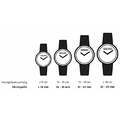 Seiko SNE525P1 Men's Quartz Watch, SOLAR Blue and Silver, Overseas Model