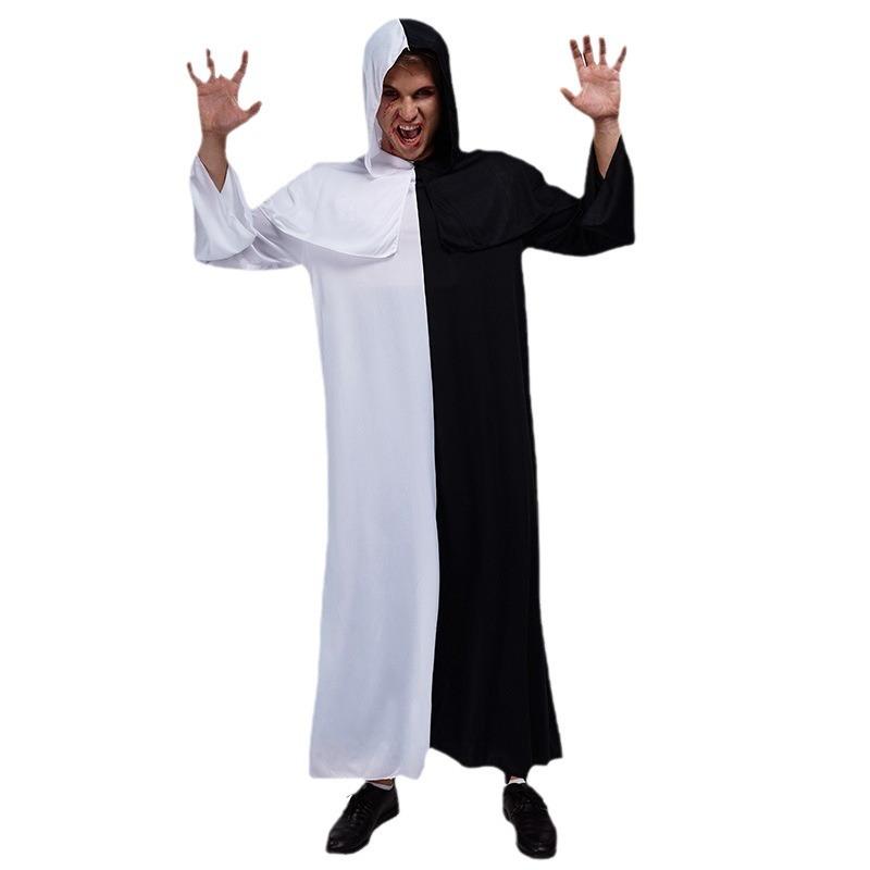Halloween Angel Demon Jumpsuit Carnival Party Stage Costume Good and Bad Costume Cosplay Costume