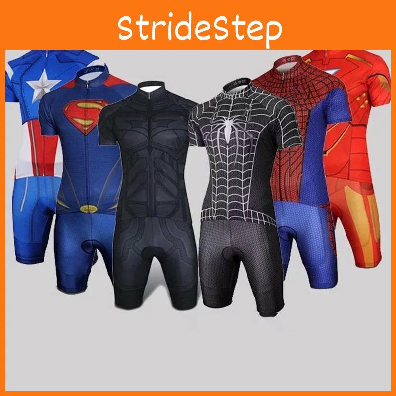 Hochwertiges DC-Superhelden-Film-Cosplay 3D-Radtrikot-T-Shirt für Herren