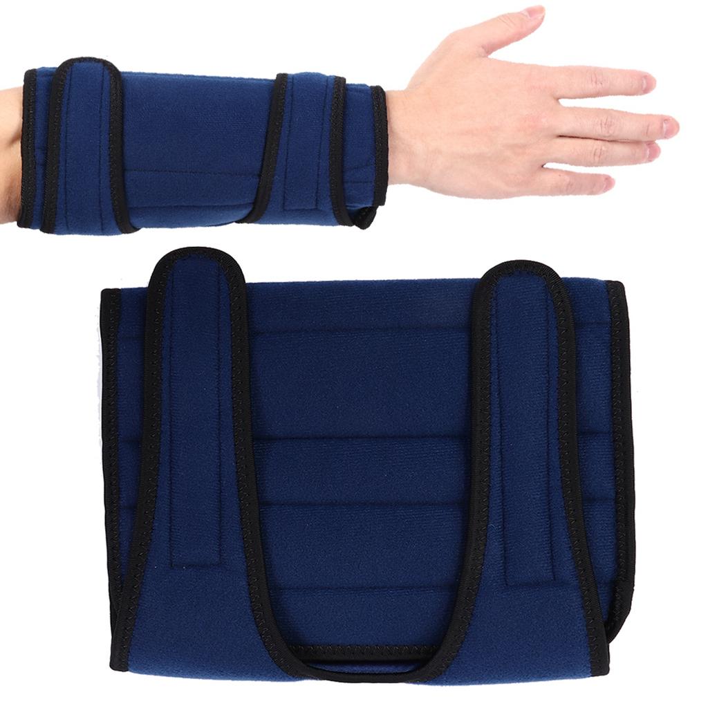 Arm Brace Fixing Support Elbow Pad Breathable Fracture Recovery Arm Splint StabilizerBlue