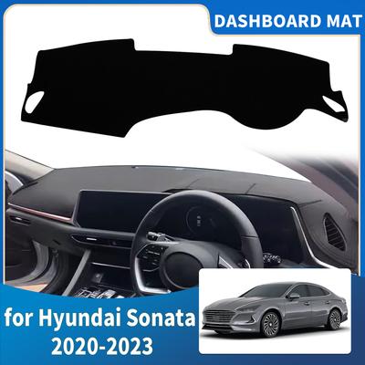 Para Hyundai Sonata - DN8 N-line Cubierta de Salpicadero de Alta Calidad Alfombrilla Parasol Protector Anti-UV Accesorios para Panel del Salpicadero