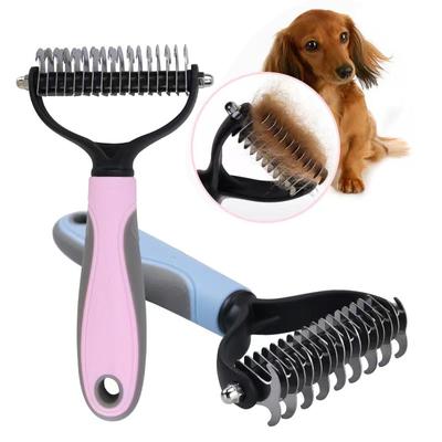 Profesyonel Evcil Hayvan Tüy Dökme Fırçası Köpek Tüyü Temizleyici Evcil Hayvan Tüyü Düğüm Kesici Yavru Kedi Tarağı Fırçalar Köpekler Tüy Bakımı Tüy Dökme Malzemeleri