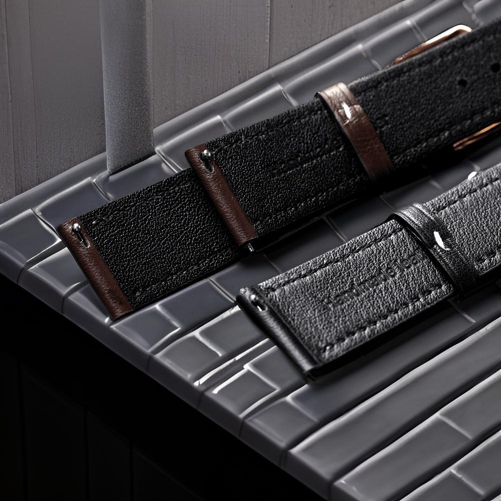 18 19 20 21 22MM Quick Release Universal Watch Strap- Handmade Ultra-thin Soft Genuine Leather Watch Band Retro for Huawei Samsung Xiaomi Replacement