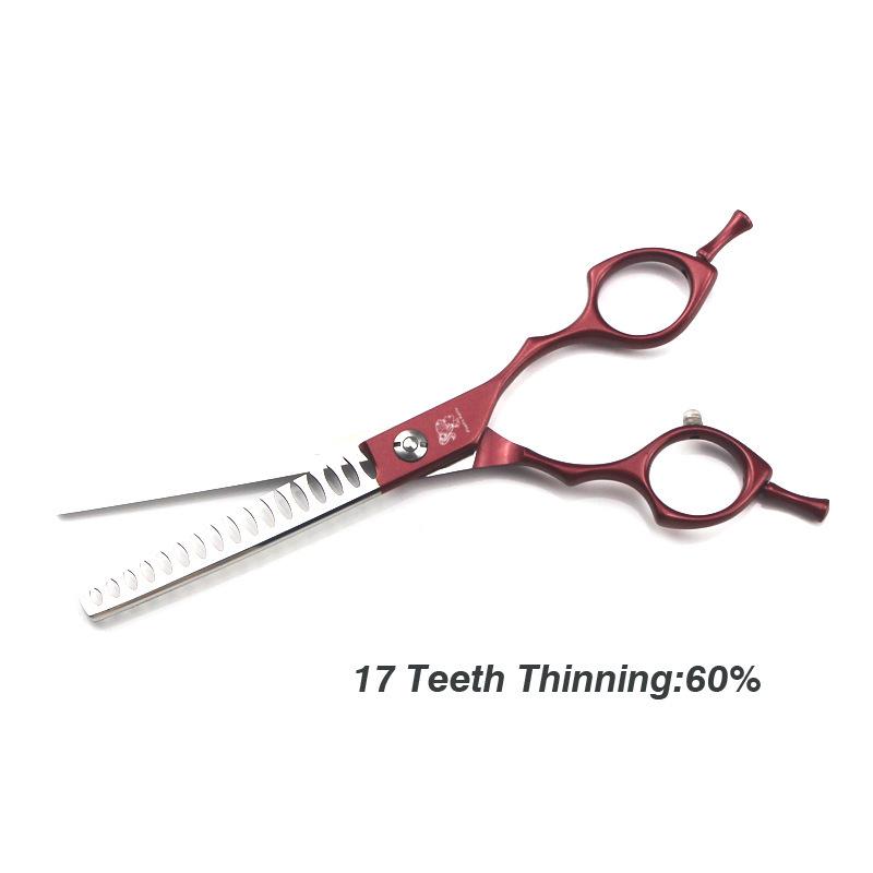 6.5-Inch PK Pet Grooming Fishbone Thinning Shears