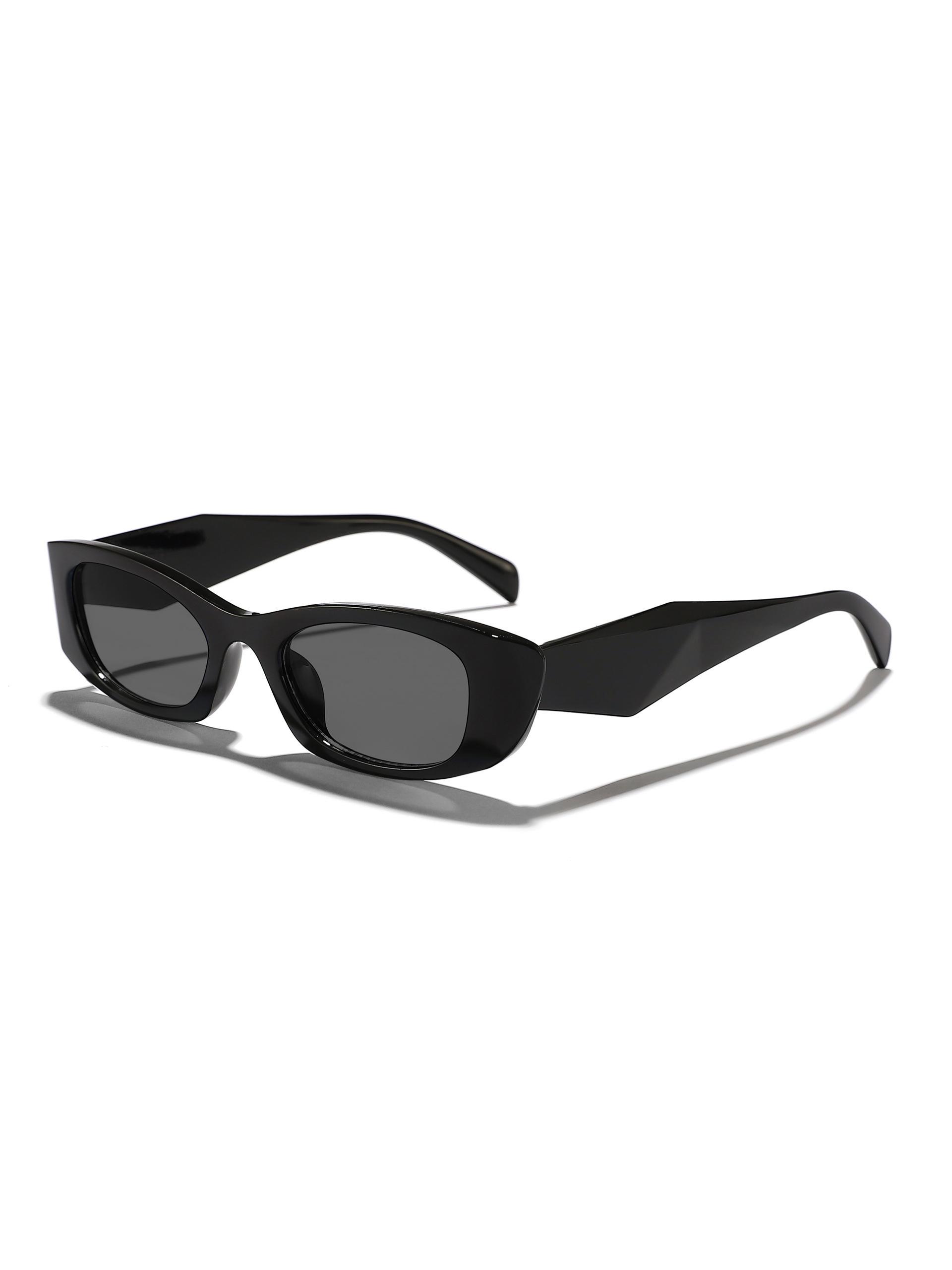 

Men s Retro Rectangular Sun Glasses Narrow Frame UV Protection for Driving Beach& Casual Daily Fashion Looks KJ119