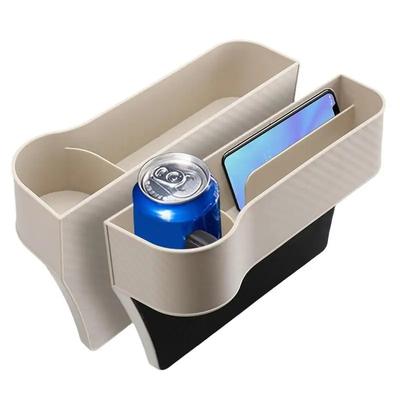 Car Crevice Storage Box Fixed Car Storage Box Cup Holder Left Right Car Seat Catcher Crevice Filler Console Side Pocket For Car