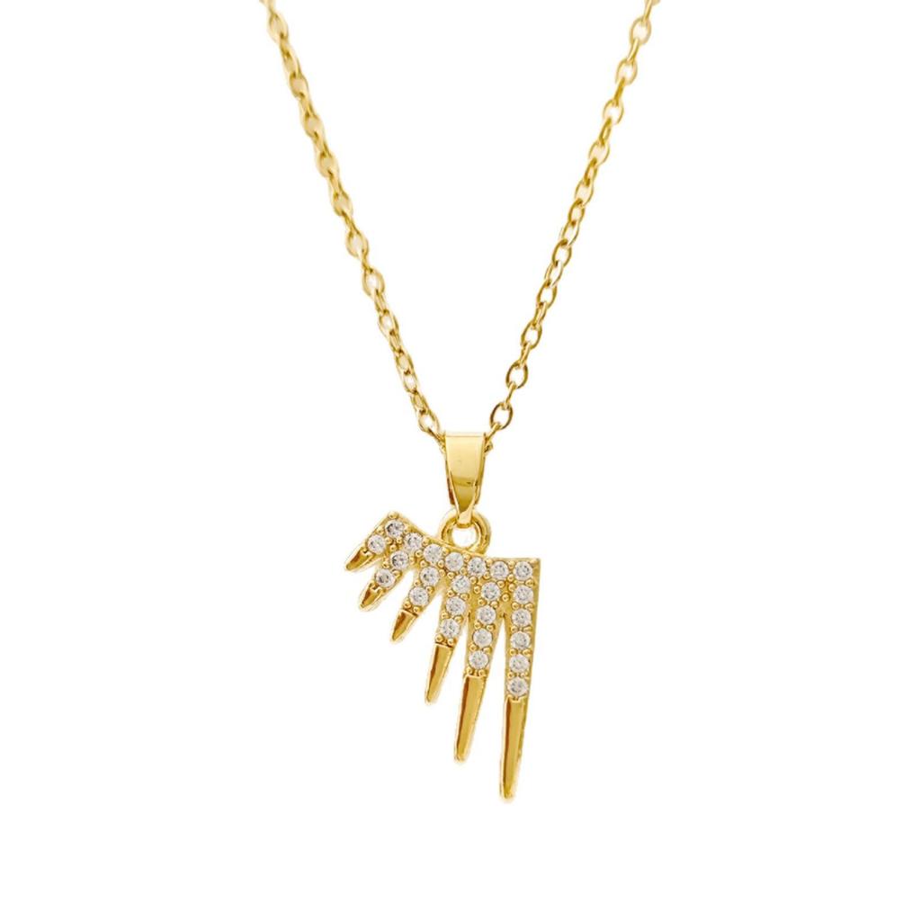 High-End Angel Wings Necklace: Luxury Women's Fashion Clavicle Chain with Versatile Design